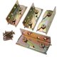 thumbnail image 1 of Pestillo de cama con bisagras para cama engrosada, hebilla para cama, muebles, accesorios de cama ocultos, pieza de conexión, tornillo, cierre de cama, juego de 4 (incluidos tornillos), 1 of 5
