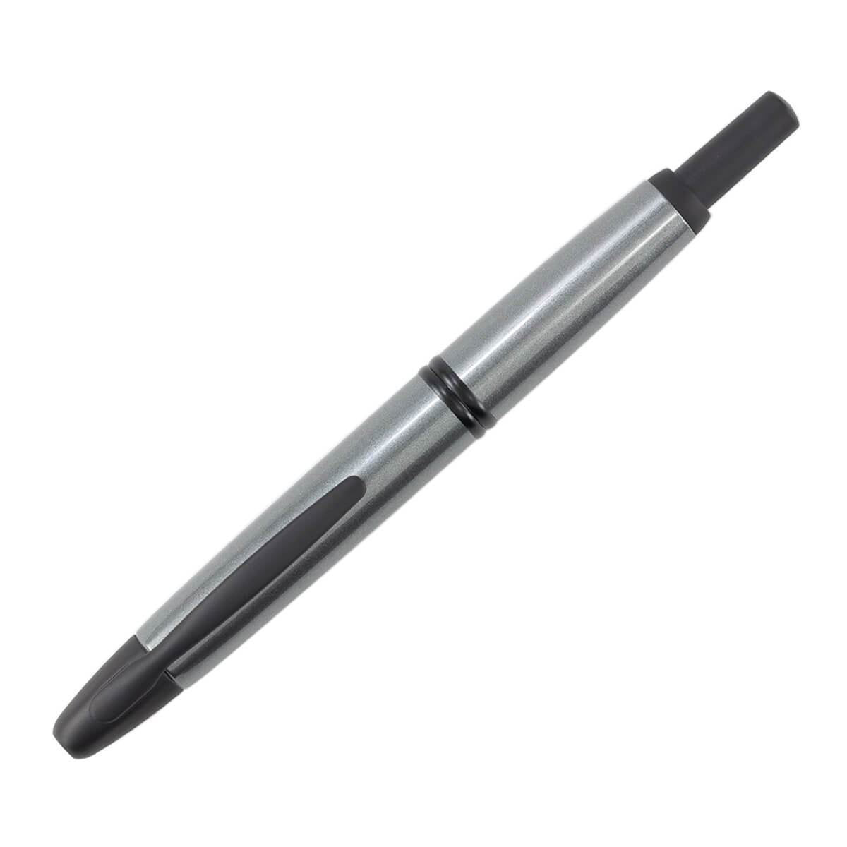 Pilot Vanishing Point Gun Metal Matte Black Fountain Pen - Medium