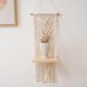 thumbnail image 2 of Estante de pared tapiz Estante de pared Estante de tapiz Colgador de pared Macramé para planta de dormitorio Decoración para Exhibición de jarrón Magideal Estante de pared tapiz, 2 of 8