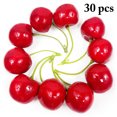 thumbnail image 1 of 30PCS Artificial Cherry Creative Decorative Lifelike Artificial Fruit Fake Fruit, 1 of 10