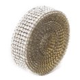 thumbnail image 3 of Leylor Hierro en bandas-1m Piedra del Rin Cristal Banda de Malla de Cristal Aplique de Hierro en los Zapatos de Vestido de Boda Adornos(Plata), 3 of 9