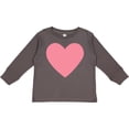 thumbnail image 3 of Inktastic Pink Valentine's Day Heart Boys or Girls Long Sleeve Toddler T-Shirt, 3 of 5