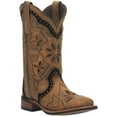 thumbnail image 2 of Laredo Women's Bouquet Western Performance Boot Broad Square Toe Brown 7 M  US, 2 of 5