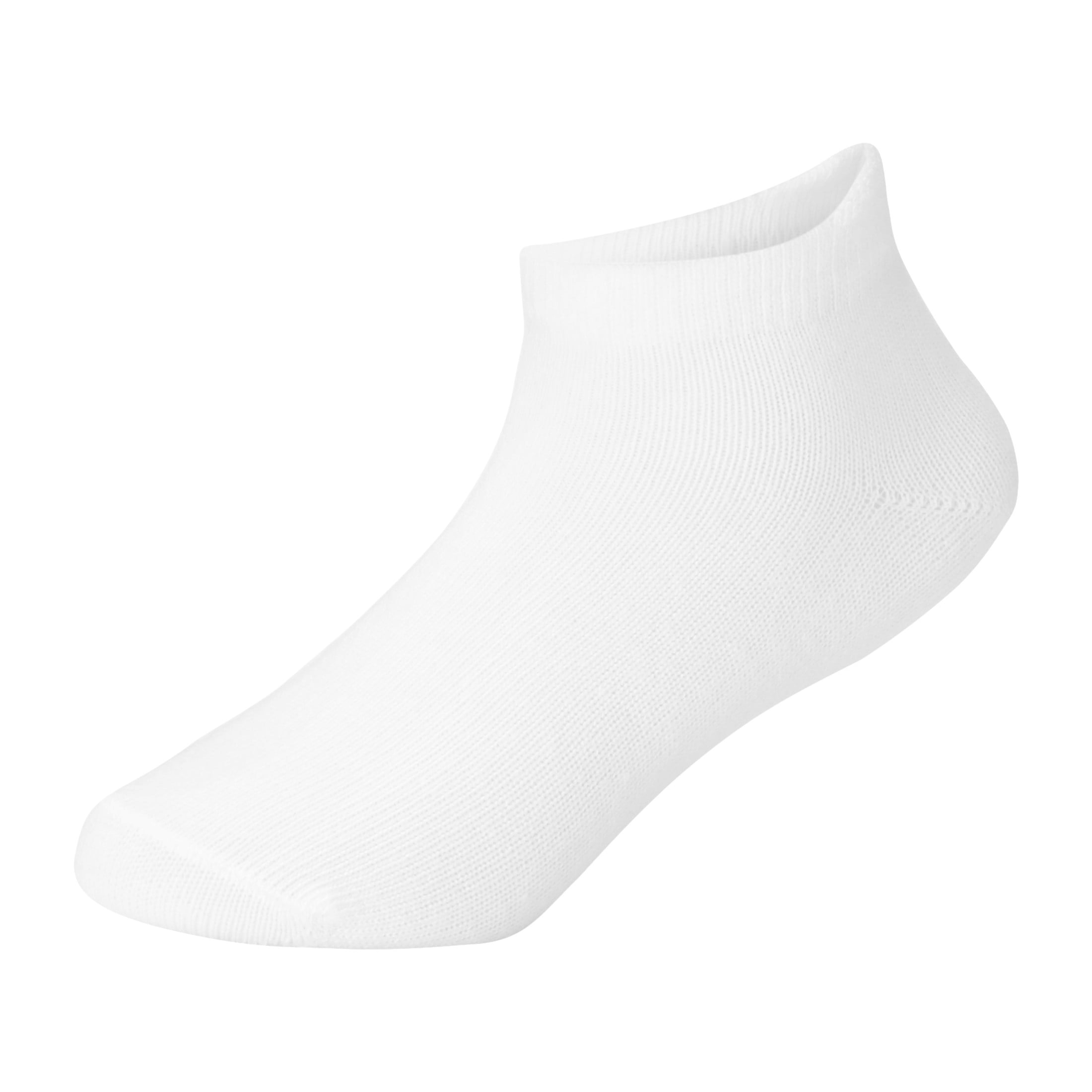 Hanes Girls No-Show Socks Value Pack, 10-Pack, Socks with Heel Shield for Infant and Toddler Girls