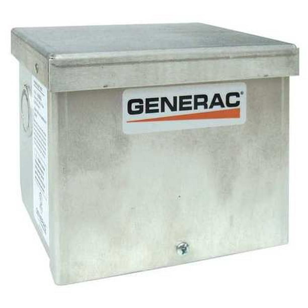 Generac 6344 50 Amp Power Inlet Box, Wall Mount
