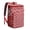 Red-59, variant on Strawberry Pattern Backpack Cooler, Cute Red Berry Insulated Cooler Bag, Leakproof Lunch Backpack for Summer Travel