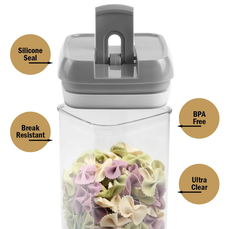 Airtight Food Storage Containers 6 Pieces BPA Free Plastic Cereal Containers  with Easy Lock Lids for Kitchen Pantry Storage - China Plastic Spice Bottle  and Spice Shaker Bottle Plastic price