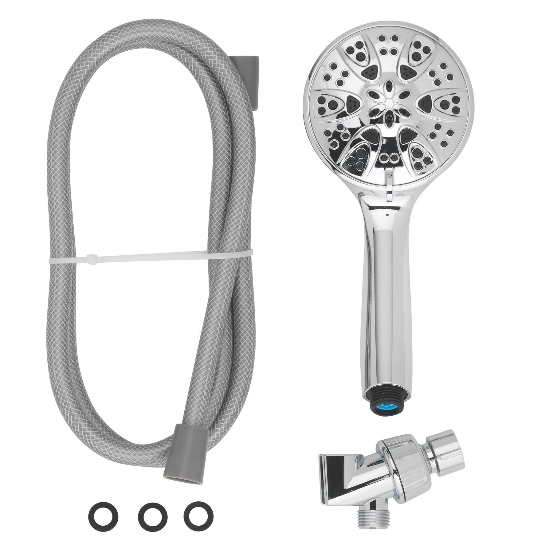 Mainstays 5 Setting Handheld Showerhead 1.8 GPM, Chrome Finish,