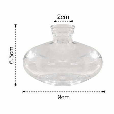 1pcs Glass Vases,Small Flower Vases for Wedding Centerpiece Table Decorations,Transparent Vintage Embossed Mini Vases,Flower Arrangements in Vases for Party or Home Decor，A