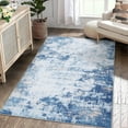 thumbnail image 5 of Haperlare Modern Abstract Area Rugs 4 x 6 Stain Resistant Non-Slip Floor Carpet Rug Contemporary Foldable Accent Rug Dining Table Rug Bedroom Decor, Blue, 5 of 5