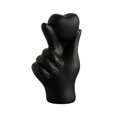 thumbnail image 2 of THOPBPRK Hand Holding Heart Statue Love Sculpture Modern Home Decor Creative Desktop Figurine for Living Room Bedroom Bookshelf Display Housewarming Wedding Anniversary Gift , 1Pack Black, 2 of 7