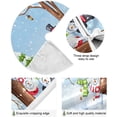 thumbnail image 2 of FMSHPON Winter Christmas Snowman Xmas Christmas Tree Skirt Stand Mat for Holiday Party Decoration Indoor Outdoor 36 inches, 2 of 6