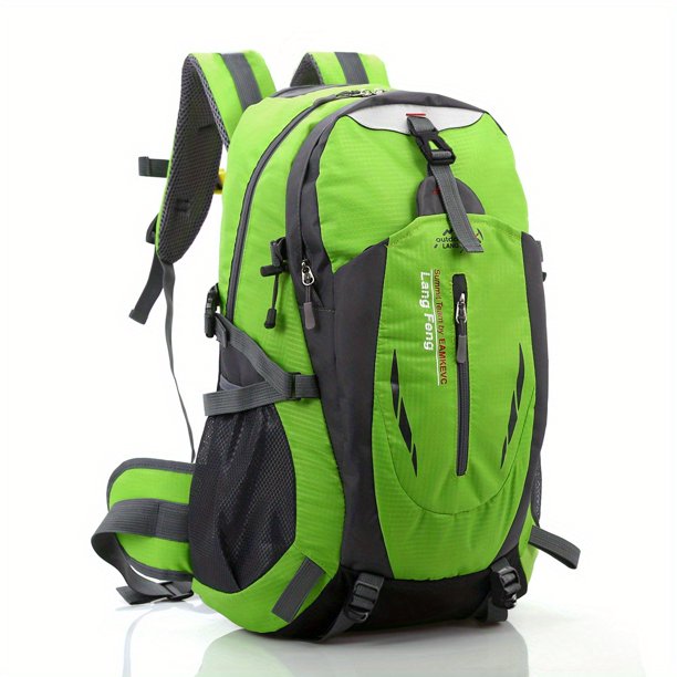 Large Capacity Colorblock Travel Backpack - Versatile Outdoor Rucksack for Sports & Hiking