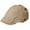 Khaki, variant on Unisex Solid Cotton Beret Style Baseball Cap Breathable Adjustable Casual Sun Hat