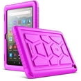 thumbnail image 1 of Poetic Étui TurtleSkin Series pour Toute Nouvelle Tablette Kindle Fire HD 8 et Tablette Fire HD 8 Plus (10e Génération, Version 2020), Coque de Protection en Silicone Résistante aux Chocs et Adaptée aux Enfants, Violet, 1 of 7