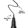 thumbnail image 4 of Hard Candy Party Lines Super Fine Tip Liner, Liquid Eyeliner, Waterproof, Little Black Dress, Black, 4 of 7