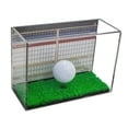 thumbnail image 2 of Deluxe Clear Acrylic Golf Ball Display Case with Black Back and Turf Floor (A045-TB), 2 of 8
