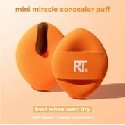 Real Techniques Mini Miracle Powder Puff Trio, for Setting & Baking, Mini Makeup Puff, 3 Count