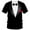 Color1, variant on Men's Tuxedo Print T-Shirt Faux Suit All-over Costume Graphic Tee