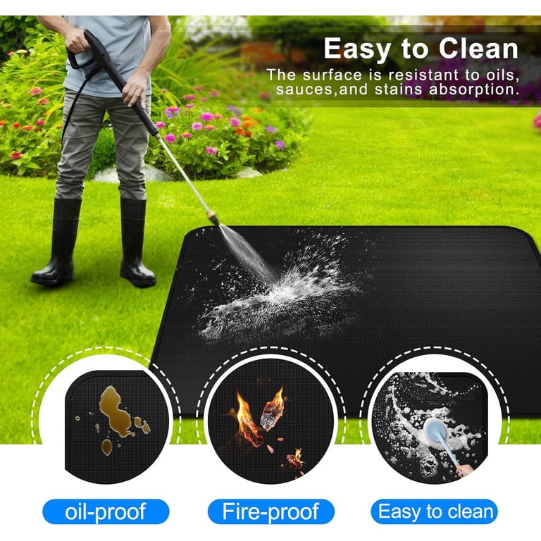 Anunu Fireproof Grill Mat, 60" x 42" Large photo 3