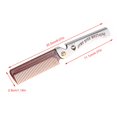thumbnail image 4 of Greensen Peigne de Mise en Forme Moustache Pliant à Poche en Acier Inoxydable Peigne Rond Dents Peigne à Barbe, Peigne à Barbe Portable, Peigne à Barbe, 4 of 8
