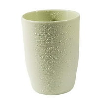 (1X Mouthwash Cup) Plertrvy Green Mouthwash Cup, Plastic Cups Reusable Tumbler Travel Coffee Tea Water Mug Outdoor Travel Drinkware for Kids Bathroom Drinking Glass