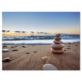 thumbnail image 2 of Design Art - Stones Balance on Sandy Beach, 2 of 3