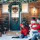 thumbnail image 5 of Feliz Navidad, Guirnalda A Cuadros, Letrero Colgante De Navidad, Placa De Puerta De Madera Con Bayas Rojas, Conos De Pino, Decoración De Lazo Guardurnaity HA041399-01, 5 of 6