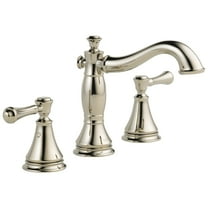Delta Cassidy Two Handle Widespread Bathroom Faucet in Polished Nickel 3597LF-PNMPU