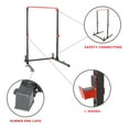 thumbnail image 5 of Sunny Health & Fitness Essential 800-lb High Capacity Power Rack Cage with Weight Plate Storage & Adjustable J-Hooks - SF-XF920063, 5 of 9