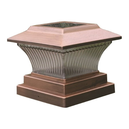 

Kezqiaxn Solar Lights Outdoor Supplies Solar Post Lights Outdoor Fence Cap Light for Posts Patio Garden Decoration White Lighting Black Lighting Solar Outdoor Post Cap Lights Light for Fence Bronze