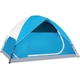thumbnail image 1 of Carpa de Camping JELUCAMP Cúpula para 5/6 personas Impermeable Azul, 1 of 8