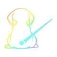 thumbnail image 1 of Colorful Cute Dog Silhouette Wiper Decal Rear Windshield Sticker For Car Decor Moves With Wiper Blade 13.78X9.84 Inches, 1 of 7