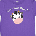 thumbnail image 4 of Inktastic Cow You Doin'? Cute Cow Boys or Girls Toddler T-Shirt, 4 of 5