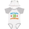 thumbnail image 3 of Inktastic My Papa is Awesome Boys or Girls Baby Bodysuit, 3 of 5
