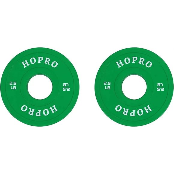 Signature Fitness Olympic Fractional Plates Change Plates(Change, Rubber, 2.5LB Pair)