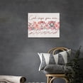 thumbnail image 3 of Pink Pig flowers Wall Art Farmhouse Pig Pictures Wall Decor God Says You Are Animal Canvas Prints Framed Modern painting Artwork for Bathroom Kitchen Bedroom Dining Room Office 16"x12", 3 of 6
