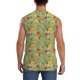 thumbnail image 4 of Fotbe Taco Men's Camiseta sin Mangas Estampada para Hombres, Playera Casual para Gimnasio, Entrenamiento, Playa-Small, 4 of 7