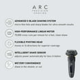thumbnail image 3 of Panasonic ARC5 Electric Razor for Men with Pop-up Trimmer, Wet Dry 5-Blade Electric Shaver with Intelligent Shave Sensor and 16D Flexible Pivoting Head, 3 of 14