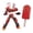 A003- Red, variant on Action Figure Matcha Green Ice Pop Transforming Robot Single Pack Collectible Snack Themed Model