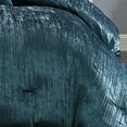 thumbnail image 3 of Turin 7 Piece Comforter Set Black King Riverbrook Home Turin Crinkled Velvet Comforter Collection Machine Wash, Spot Clean Royal Blue Twin Adult, Teen, 3 of 5