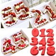 thumbnail image 4 of ENJOYW Creative Number Shape Cake Mold Elastic Heat-resistant Silicone Chocolate Mold for Home Cake Mold, 4 of 7
