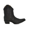 thumbnail image 2 of Circle G by Corral Womens Embroidered And Inlay Snip Toe Cowboy  Ankle Boot, 2 of 5