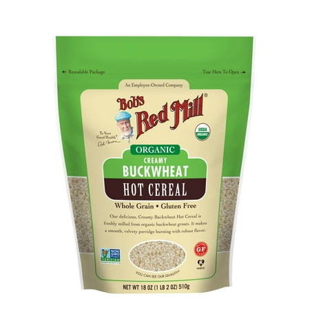 Bob's Red Mill, Hot Cereal, Organic, Creamy Buckwheat, 18 oz