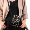 thumbnail image 4 of HELLHERO 4.33"x1.97"x7.09" Small Crossbody Purse, Adults with Unique Gift Daisy Pattern, 4 of 7