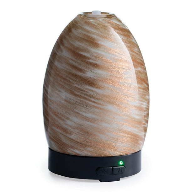 Airome 100 mL Ultrasonic Blown Glass Essential Oil Diffuser, Sparkling