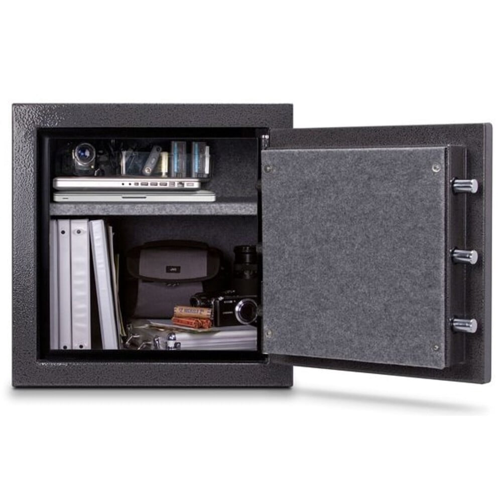 Mesa Safe MBF2020E Fire Resistant Security Safe with Electronic Lock, Hammered Grey
