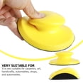 thumbnail image 4 of 2pcs 5 Inch Hand Sanding Blocks Round and Mouse-Shaped Discs for Polishing, 4 of 9
