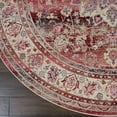 thumbnail image 4 of Nourison Vintage Kashan Persian Red 6' x ROUND Area Rug, (6 Round), 4 of 8