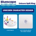 thumbnail image 3 of Bluescape White Unicorn Split Inflatable Swim Ring Pool Float for Kids, Ages 3 to 6, Unisex, 3 of 7